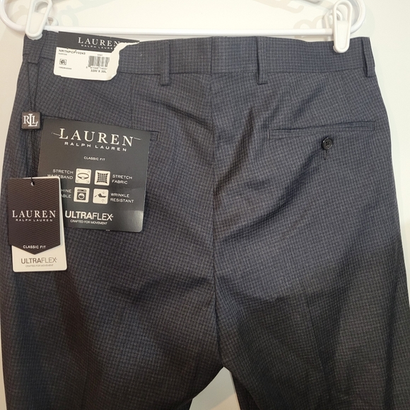 Lauren Ralph Lauren classic fit ultra flex plaid pant men size 32x30 - Picture 4 of 7